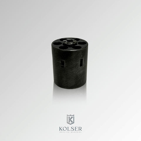 EXTRA CYLINDER FOR REMINGTON 1858 CONVERTED REPLICA AGED BLACK FINISH