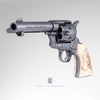 COLT 45 - PEACEMAKER GREY WITH BULLS HEAD GRIPS