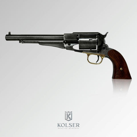 REMINGTON 1858 CONVERTED REPLICA AGED BLACK FINISH