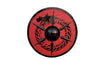 Red Viking shield