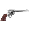 Colt .45 Cavalry Revolver Replica – 7 1/2" Barrel, Nickel Finish with Wooden Grips