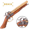 Denix Large Double-Barrel Pirate Pistol Replica – 18th Century