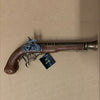 Old Percussion Blunderbuss Pistol Replica: Brass Finish, S.XVIII
