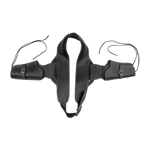 LEATHER DOUBLE BLACK RIG