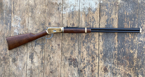 Winchester Western Lever Action Rifle - Black & Brass Finish