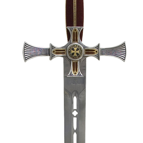 Damascened Templar Sword