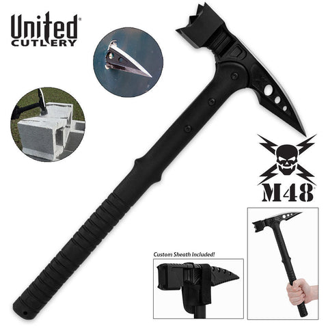 United M48 Tactical War Hammer with Sheath
