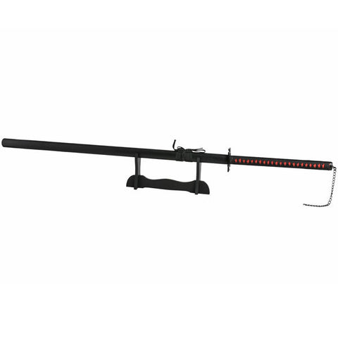 Bleach Ichigo Bankai Black Katana - Straight Blade - A260