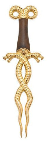 Conan the Barbarian Serpent Snake Dagger by Marto (Gold) - CONAN.027