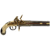 Double-barrelled turn-over pistol, UK, 1750