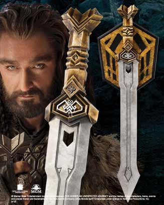 THORIN OASKENSHIELD'S Dwarven Sword Full Size Prop Replica - NN1276