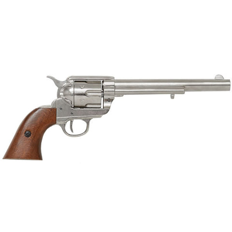 Cavalry Revolver with 7.5" Barrel Replica Nickel finish
