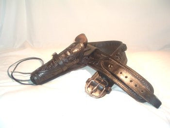 Leather High Rider Western Gun Belt - Wh-Cal124bltl