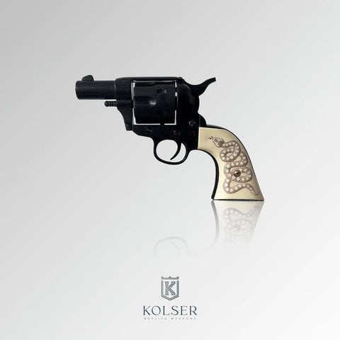 COLT 45 - SHORT BARRELLED  COLT - BLACK SNAKE GRIPS