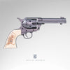COLT 45 - PEACEMAKER GREY WITH BULLS HEAD GRIPS