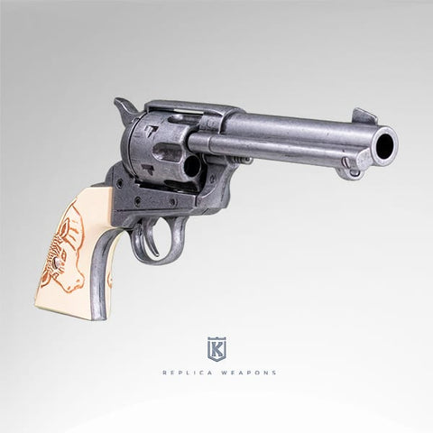 COLT 45 - PEACEMAKER GREY WITH BULLS HEAD GRIPS