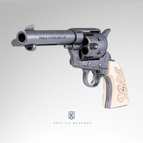 COLT 45 - PEACEMAKER GREY WITH SNAKE GRIPS