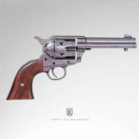 COLT 45 - PEACEMAKER GREY WITH WOOD GRIPS