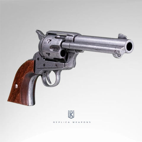 COLT 45 - PEACEMAKER GREY WITH WOOD GRIPS