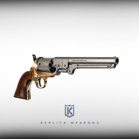 Replica Colt Navy 1851 Antique Grey & Brass Finish
