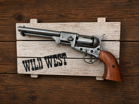 Navy Colt Replica Grey Finish With Display Plaque