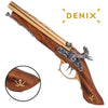 Denix Large Double-Barrel Pirate Pistol Replica – 18th Century