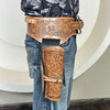 Western Genuine Leather Holster and Belt for Colt .45 – Classic Cowboy Gun Belt Rig