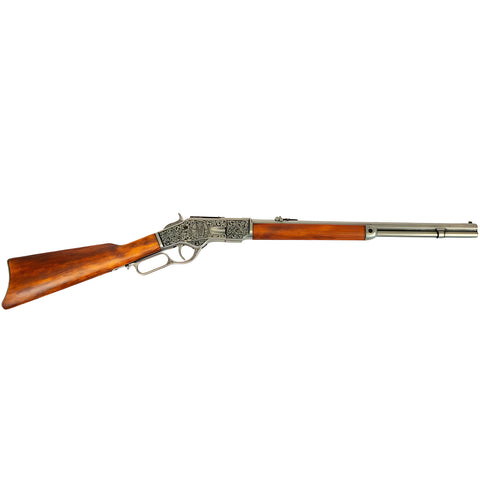 Denix Winchester Model 1873 Replica Rifle with Ejecting Bullets – Antique Grey