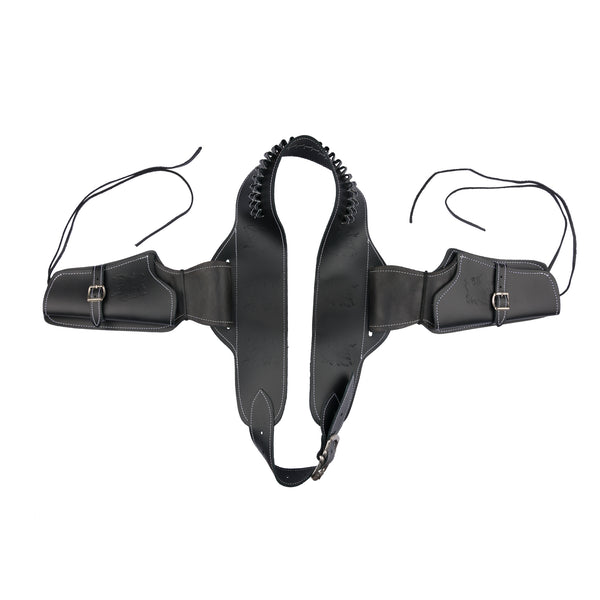 LEATHER DOUBLE BLACK RIG