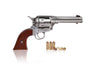 Colt 45 Peacemaker Replica Steel Finish Wood Grips