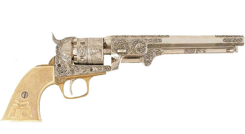 Colt Navy Engraved Revolver Replica