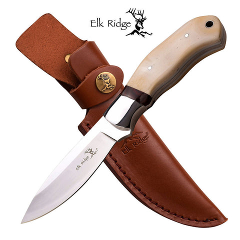 ELK RIDGE FIXED BLADE KNIFE 8.25'' OVERALL