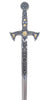 Templar Sword Silver Finish - Silver Contrasts