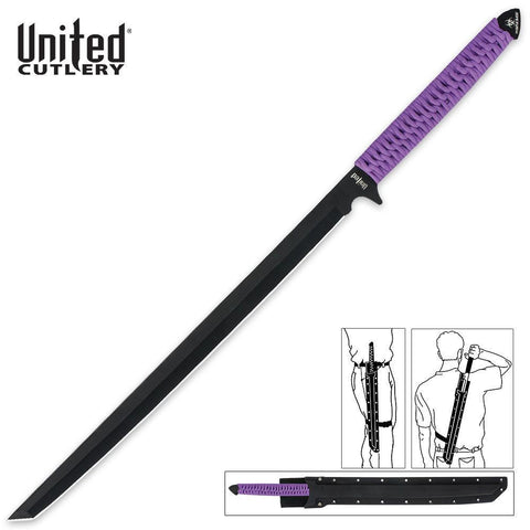 Black Ronin Purple Haze Ninja Sword With Sheath - UC3004