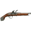 Pistola De Chispa Flintlock Pistol - 18Th Cent