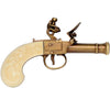 Inlaid Bunney Pocket Pistol 18th Century