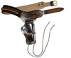 Dark Brown Leather Rig for Western Revolvers