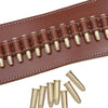 Western Brown Leather Holster with Badges + Bullets