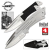 Hibben Legacy Four Piece Throwing Knife Set With Sheath - GH5046