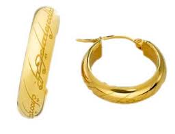 ONE RING Gold Earrings  - NN1347