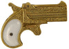POCKET DERRINGER PISTOL brass finish - G1262L