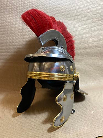 Roman Centurion Helmet With Red Plume